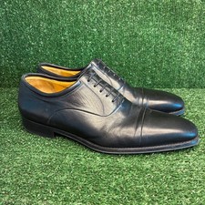 Magnanni Federico Cap Toe Leather Classic Formal Oxford Dress Shoes Black Men 13 picture