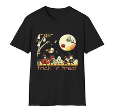Vintage Design Trick 'r Treat T-shirt/Halloween Tee Size XS/X Small picture