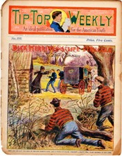 Tip Top Weekly 310, March 22, 1902 Dick Merriwell,  Photo of Posing Teen picture