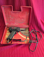 Vintage Millers Falls Cat 641 Soldering Gun Kit Case Dual Heat 100 140W USA picture