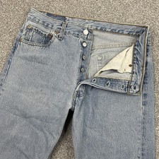 Vintage Levi’s 501 Jeans Men 34x30 (Fit 31x30) USA 501-0134 2000 Y2K Light Wash picture