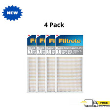 (4-Pack) Filtrete 12x24x1 Air Filter, MPR 300, MERV 5, Basic Dust & Lint, HVAC picture