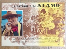 LA BATTAGLIA DI ALAMO MANIFESTO POSTER  JOHN WAYNE 1961 WESTERN FILM  picture