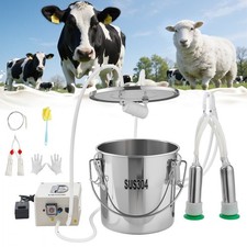 VEVOR 12L Cordless Milking Machine Goat Cow 8000mAh Electric Milker picture