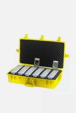XXL PSA Graded Card Storage Box Heavy Duty Weatherproof Case Slab Holder Yellow picture