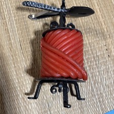 Vintage HANDFORGED IRON METAL CANDLE HOLDER SWEDEN SWEDISH SCANDINAVIA , SIGNED picture