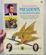 Vintage Golden Stamp Book of Presidents of the United States (1966) picture