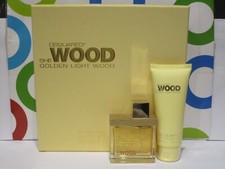 DSQUARED2 ~ DSQUARED SHE WOOD GOLDEN LIGHT WOOD 2 PIECE SET picture