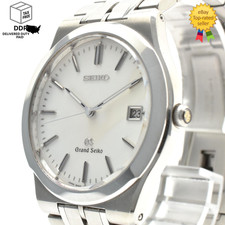 Vintage [ Exc+5 ] Grand SEIKO GS 8N65-9000 White Silver Men's Quartz Watch JAPAN picture