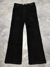 VINTAGE DIESEL Industry Black Bootcut Flare Jeans Womens Size 32 Italy Y2K RARE picture