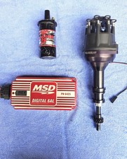 MSD Ignition package:  6425 6AL Ignition + 85783 Pro-Billet Distributor + Coil  picture
