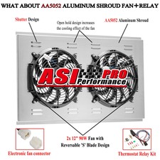 Universal Aluminum Shroud w/ Dual 12