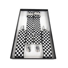 New Stunning Boxed Men�s Masonic Pavement Design Braces Freemasons Gift picture