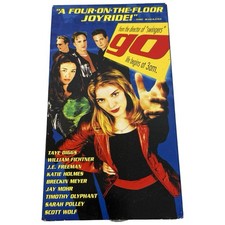 Go (1999) Dark Comedy VHS | Columbia Pictures | Katie Holmes | Blockbuster picture