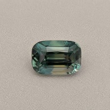 1.51ct natural Unheated Green sapphire Cushion Madagascar Loose Gemstone picture