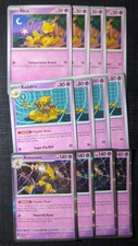 12x Playset Abra (4) Kadabra (4) Alakazam (4) NM - Mega Evolution -English picture
