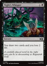 MTG Night's Whisper [Marvel Super Heroes Commander] Near Mint Magic picture