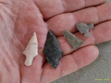 Authentic West Texas Bird Point Arrowheads Indian Artifacts *FREE SHIPPING* PR67 picture