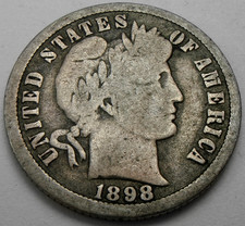 1898-O Barber 10¢ Dime picture