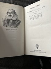 Vintage Hardback William Shakespeares Tragedies Everymans Library Vintage 1958 picture