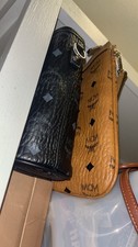 MCM Strumbel Limited Edition Black Monogram Studded Tote Dust Bag picture