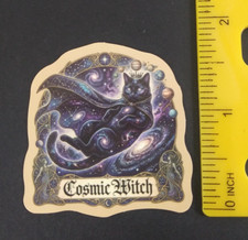 Potion Master Adorable Kitty Cat Halloween Sticker (AC) picture