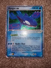 VTG 2006 EX Crystal Guardians Kyogre ex 95/100 Ultra Rare DMG/Creased picture