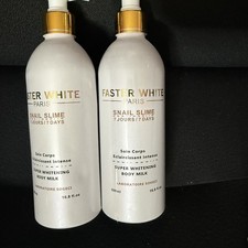 FASTER WHITE  snail _slime Body Lotion 500ml X 1 Bottle picture