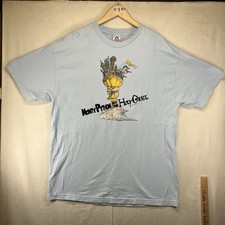 Vintage Monty Python and the Holy Grail Sz XL Light Blue T-Shirt Movie Promo picture