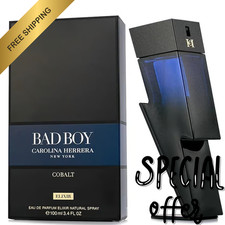 Bad Boy Cobalt Elixir by Carolina Herrera Eau De Parfum 3.4 oz New In Box picture
