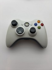 Official Microsoft Xbox 360 White Controller UPGRADED TMR STICKS TESTED picture