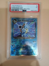 2002 Dark Blastoise Legendary Card Reverse Holo 4/110 PSA 3 English picture