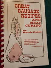 Vintage 1976 Great Sausage Recipes and Meat Curing Cookbook by Rytek Kutas Comb  picture