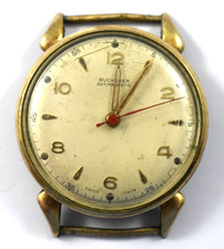 Vintage Tevo Watch Co Bucherer Wire Lug 33mm Case Mechanic 17J Watch lot.wo picture