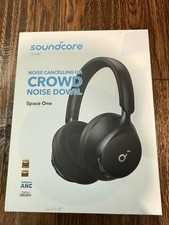 Soundcore Space One Wireless Over-Ear Headphones - Black. picture