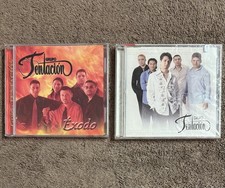 LOT OF 2 SEALED GRUPO TENTACION CDs - TE PARTO EL ALMA / EXODO - SONY DISCOS picture