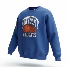 Vintage University Of Kentucky Wildcats Basketball Raglan Sweatshirt Crewneck XL picture
