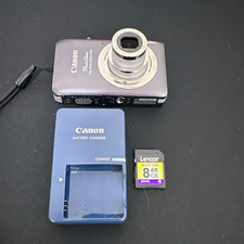 Canon PowerShot ELPH 100 HS Silver 12.1MP 4x Zoom w/ Charger & 8GB SD picture