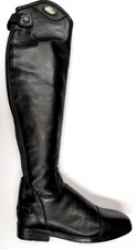 NEW - Parlanti Denver Classic in Black Italian Leather Dress Boots 37 LH+ $1000+ picture