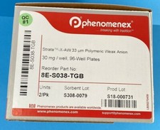 Phenomenex SPE Filter Microplate 33 um 96 Well Total of 2 Filter Plates picture