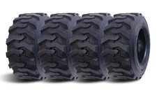 4PCS 12-16.5 SKID Steer Tires 12 16.5 SKS Tire Tubeless 12x16.5 Industrial Solid picture