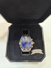 Breitling 41mm Men's J-Class Two Tone Blue Bezel Watch D53067 picture