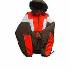 Vintage Cleveland Browns Starter NFL Pro Line Pullover Jacket Large picture