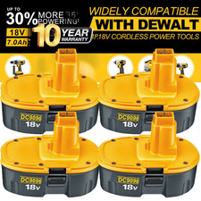 4PACK 18V For Dewalt 18 VOLT XRP Ni-MH 7.0Ah Battery DC9099 DC9096 DC9098 NEW picture
