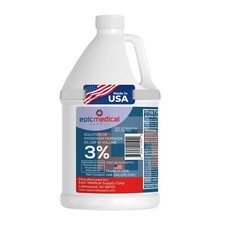 Epic Medical Supply Hydrogen Peroxide First Aid Antiseptic 3% USP, Gallon picture