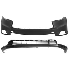 Set of 2 Bumper Covers Front Upper for Toyota Highlander 2014-2016 Pair picture