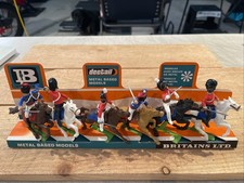 1971 Britains Deetail #7949 British Napoleonic Cavalry Full Set Box Pose Stand picture