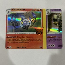 Pokemon Error Chandelure Holo Trick Or Trade Set NFC (non Factory Cut) - K192 picture