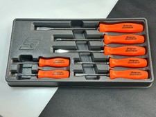 🇺🇸Snap-on Tools USA 7pc RARE ORANGE RACING Edition Screwdriver Set Hard Handle picture