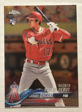 2018 Topps Chrome Update Rookie Debut Shohei Ohtani #HMT32 RC  NM/Mint picture